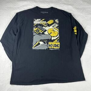Enter The Wu Tang Chamber 36 Mens Graphic T-shirt Tee Medium Black Long Sleeve